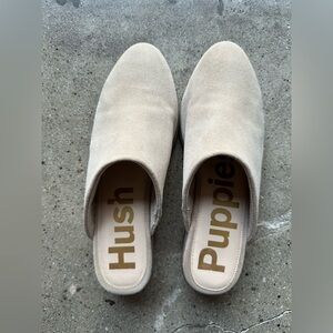Hush Puppies Women's Tan Mules